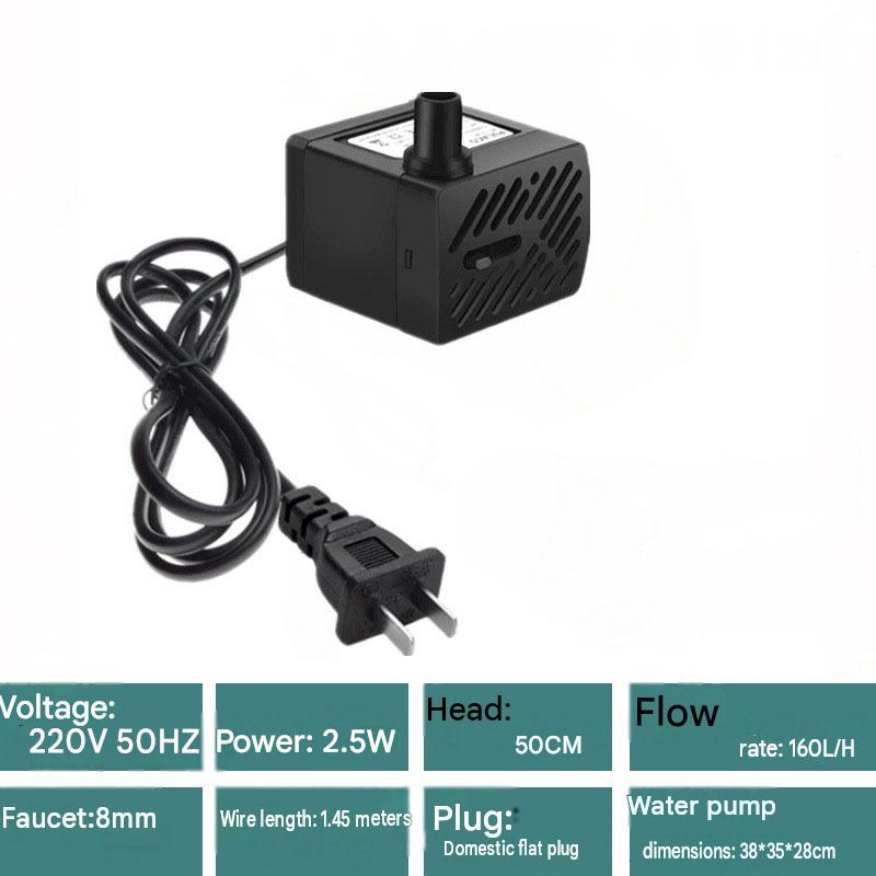 Fish Tank Water Pump Large Lift Submersible Silent Small Pumping