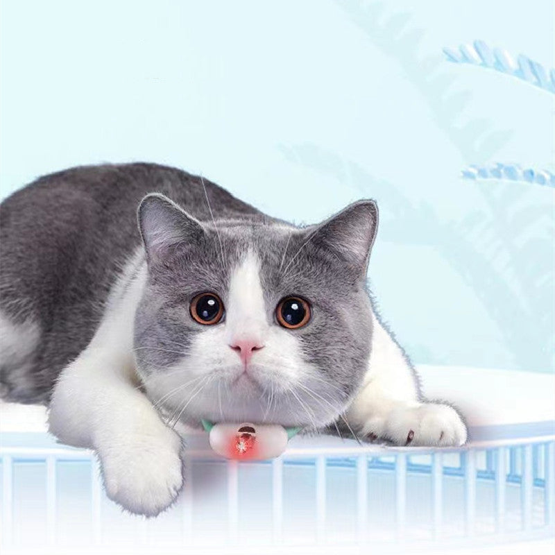 Automatic Cat Toy Smart Laser Teasing Collar Electric USB Charging