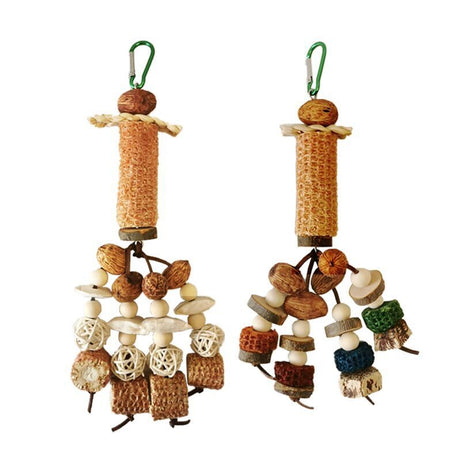 Peony Parrot Bite Cuttlebone Carambola Corncob Vine Bal String Toy