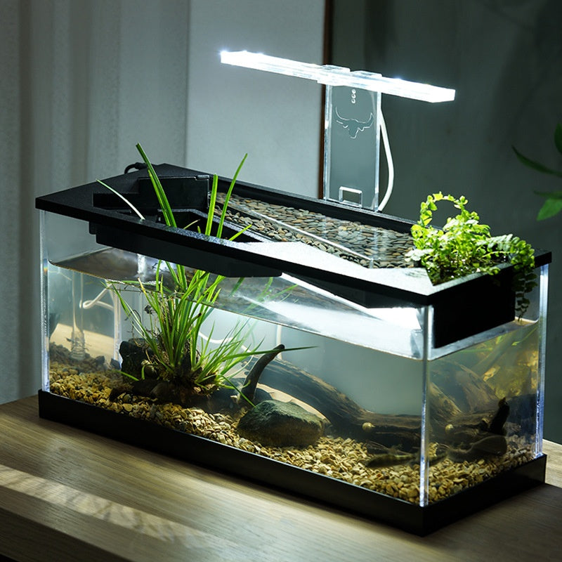 Acrylic Filter Circularly Heating Lighting Integrated Lazy Aquarium