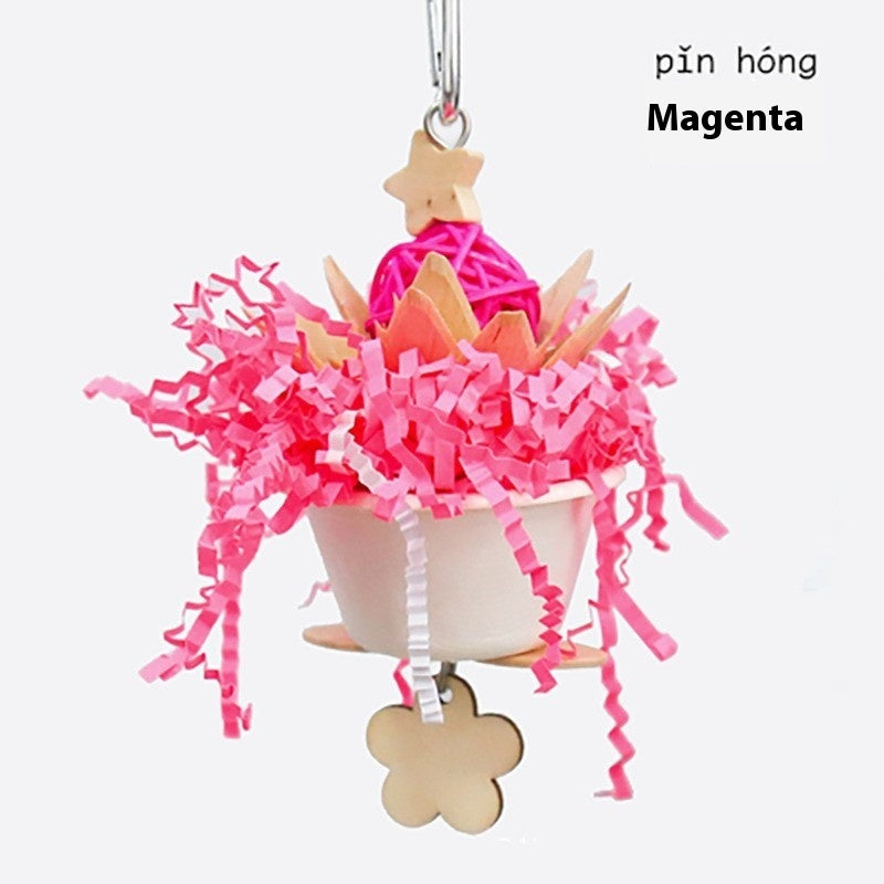 Parrot Flower Clumps Bite Toy