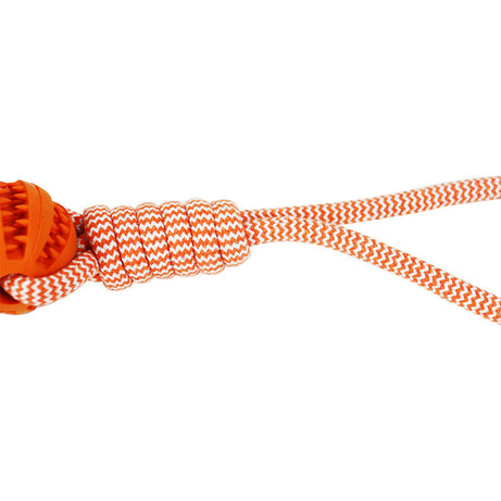Dog Toys Treat Balls Interactive Hemp Rope Rubber Leaking For Small
