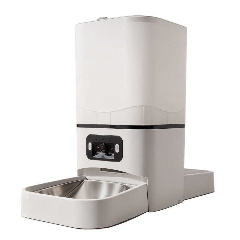 Pet Feeder For Cats 6l Automatic Feed Dispenser With Camera