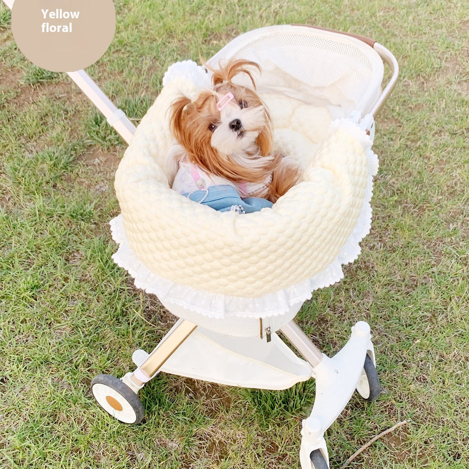 Pet Stroller Anti-dirty Towel Cushion Pillow Pure Cotton