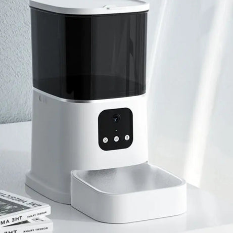 Pawlido™ Smart WiFi Automatic Feeder Voice Recording | App Control | Large Capacity | Smart Timer Feeding