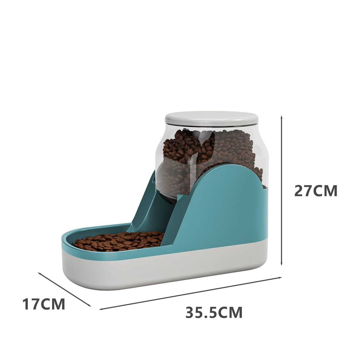 Cat Water Fountain Automatic Pet Feeder Auto Food Dispenser For Dog
