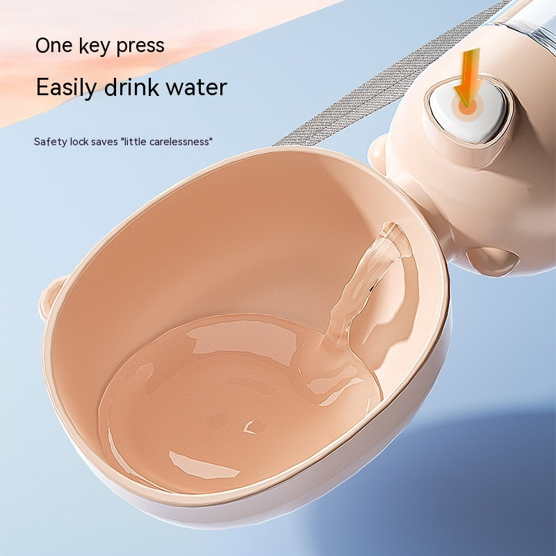 Portable Dog Water Bottle Food And Container For Pet Pets Feeder