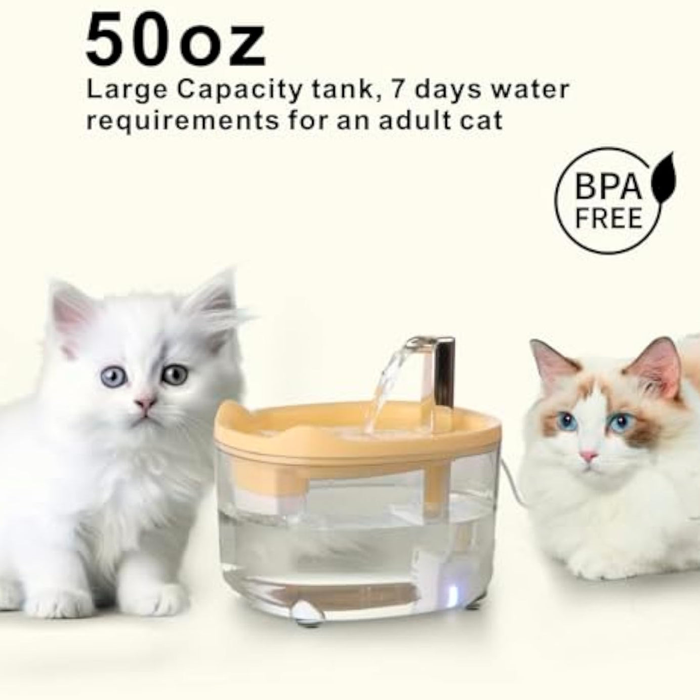Cat Water Fountain Premium 1500ml Pet For Cats Dogs Kitten