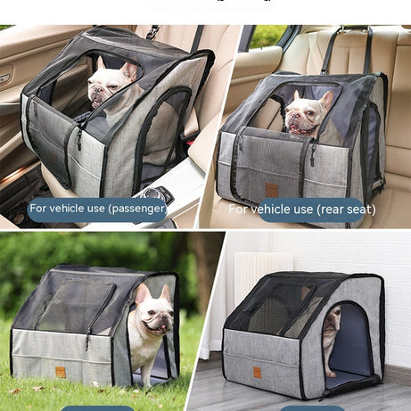 Pet Car Supplies Dog Cage Nest Go Out Portable