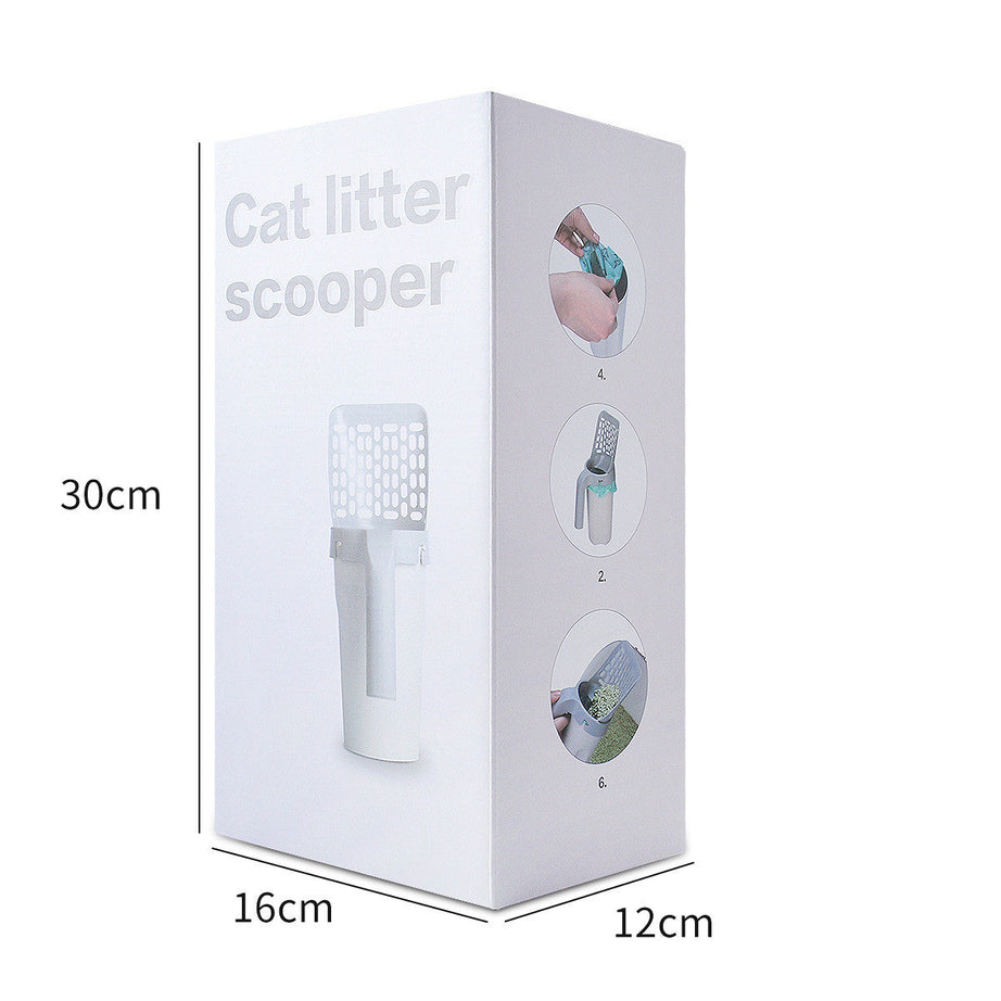 Plastic Cat Litter Scoop Pet Care Sand Waste Scooper Shovel Hollow