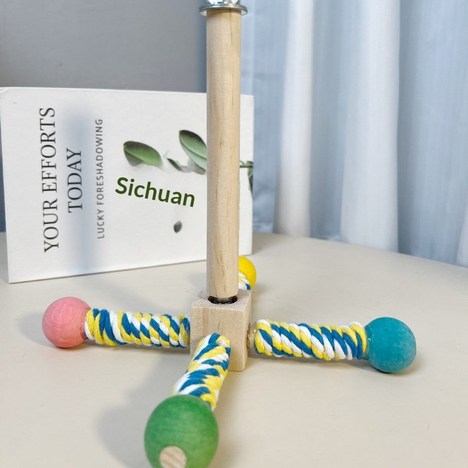 Parrot Spinning Windmill Amusement And Self-entertainment Toy