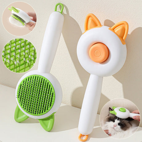 Pet Dog Brush Cat Comb Self Cleaning Pet Hair Remover For Dogs Cats