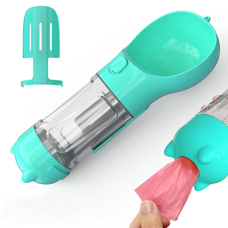 300 500ml Portable Multifunction Dog Water Bottle Food Feeder