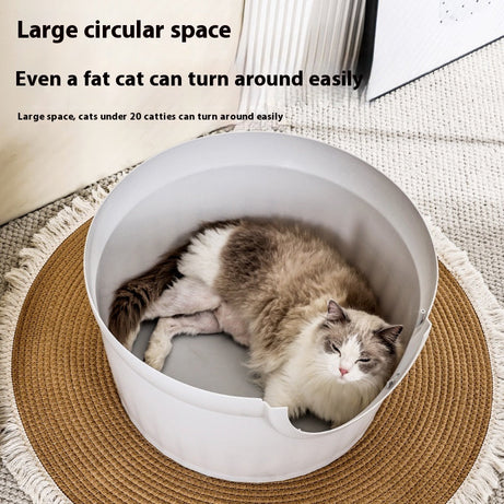 Hidden Fully Enclosed Green Plant Cat House Toilet Litter Box