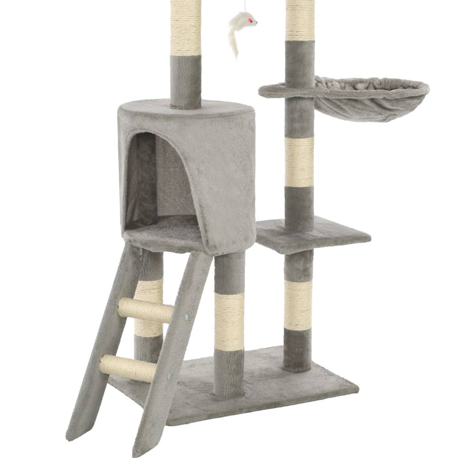Cat Scratching Post With Sisal Posts 138 Cm