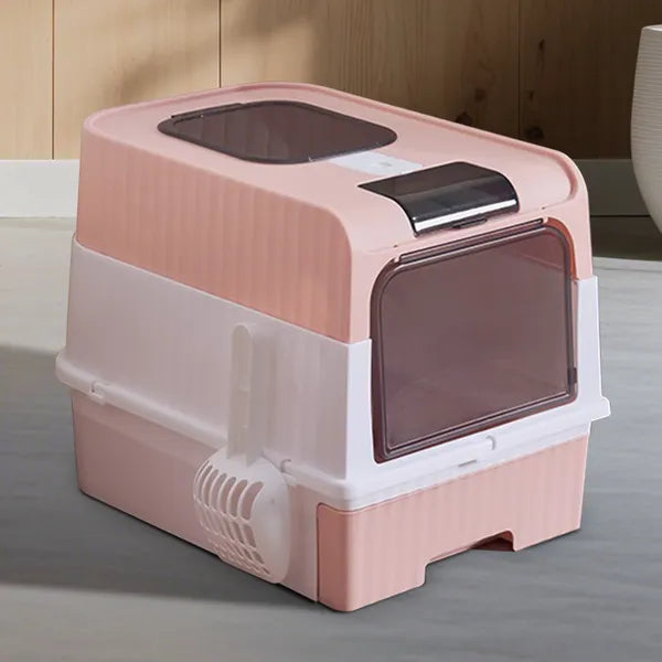 Pinkmagic Cube Intelligent Cat Litter Box Free Hands Enjoy Pure