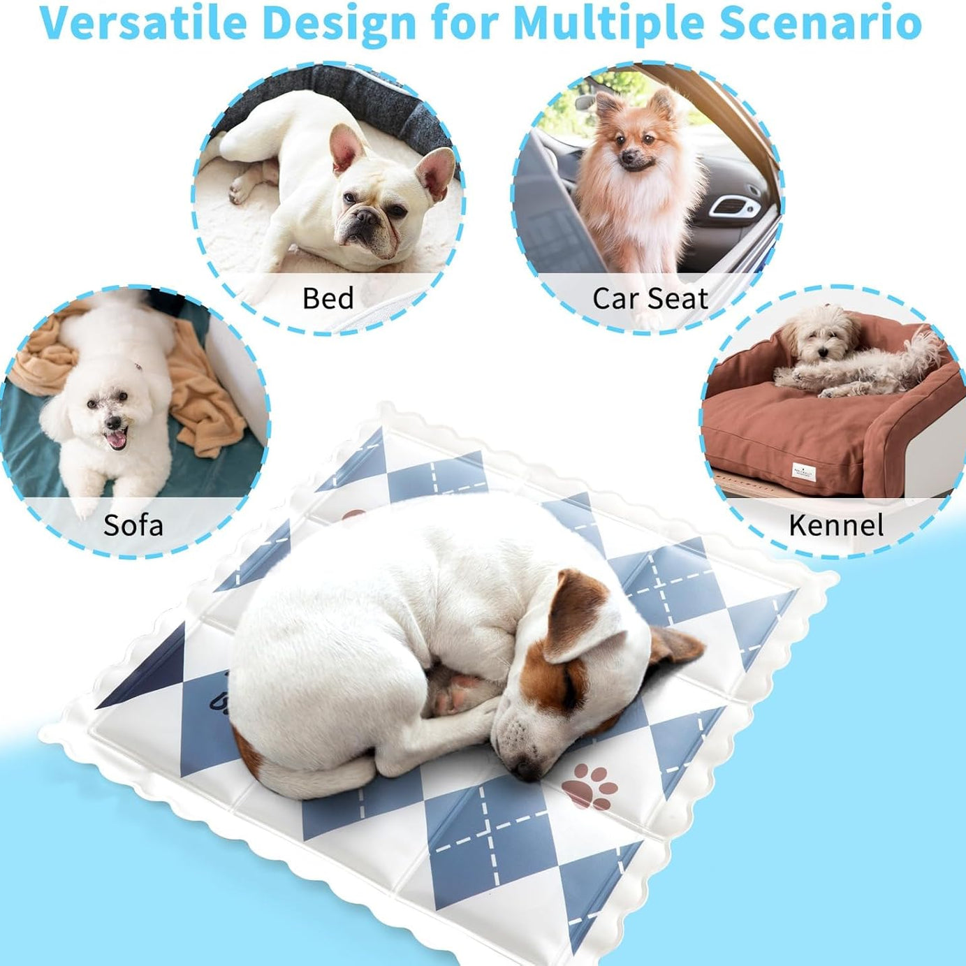 Pet Ice Pad Summer Dog House Cat Sleeping Mat And Cooling Gel Dirty