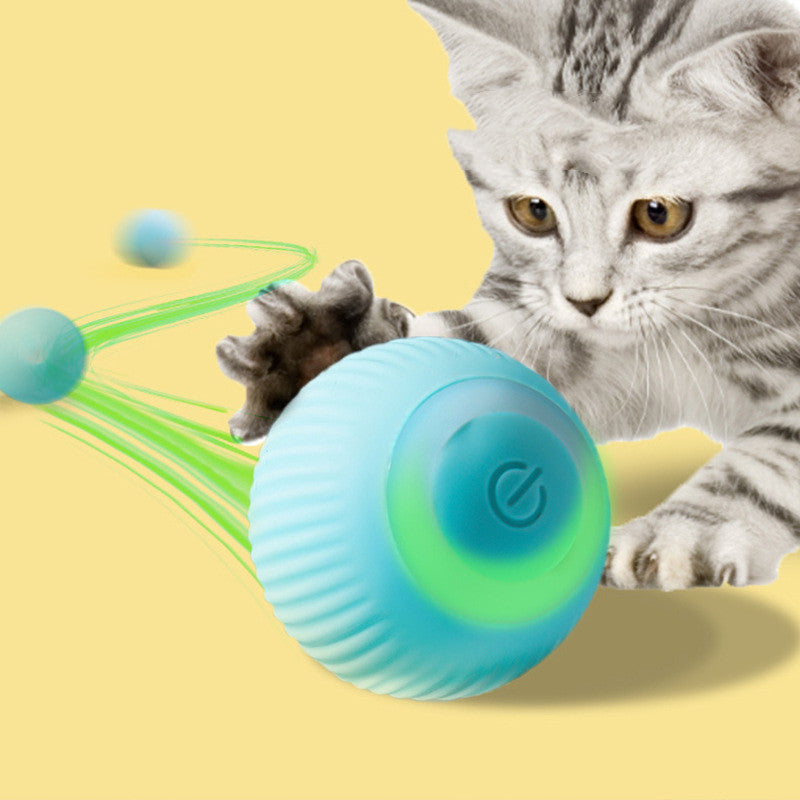 USB Rechargeable Gravity Electric Rolling Ball Cat Toy