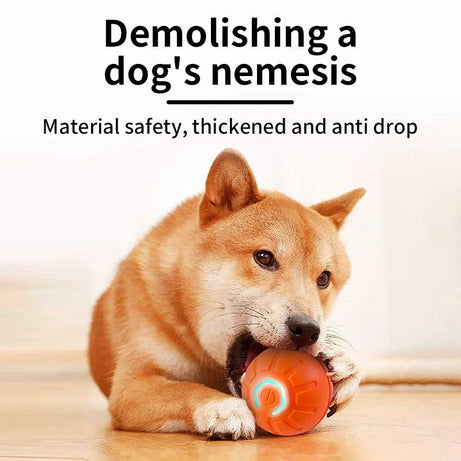 Smart Dog Toy Ball Electronic Interactive Pet Moving USB Automatic