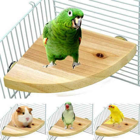 Climbing And Playing Bird Cage Accessories Toy Solid Wood Jumping