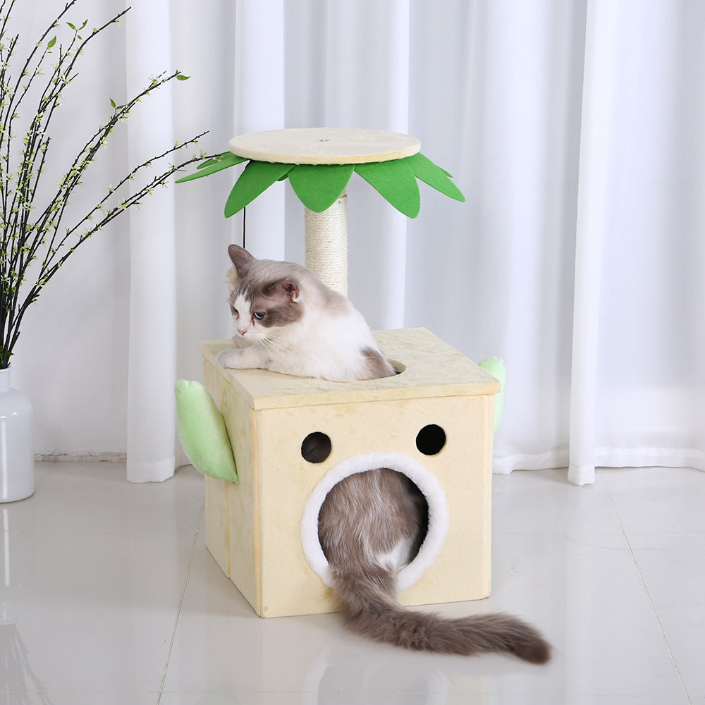 Playable And Sleepy Cat New Product Grinding Claw Toy Scratching