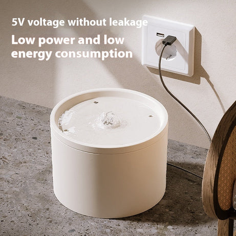 Cat Automatic Water Dispenser Flow Mute Circulating Filter Ceramic