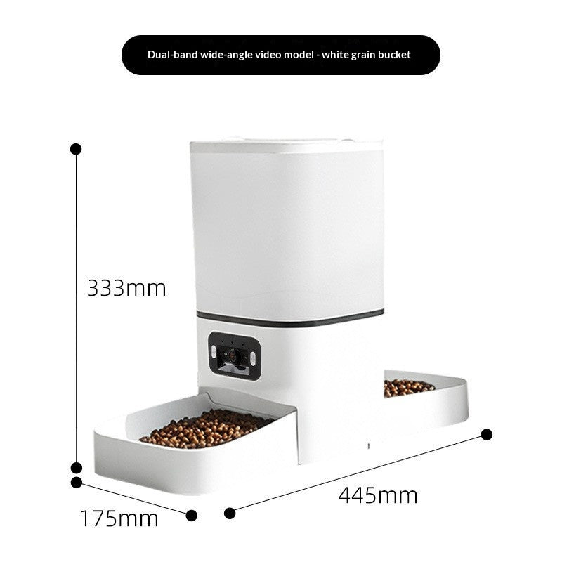 Pet Feeder For Cats 6l Automatic Feed Dispenser With Camera