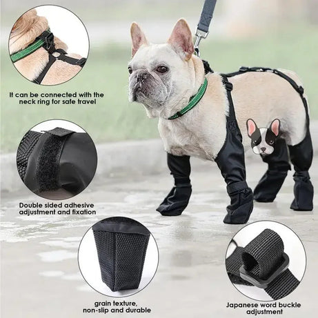 Waterproof Dog Shoes Adjustable Boots Pet Breathbale For Outdoor