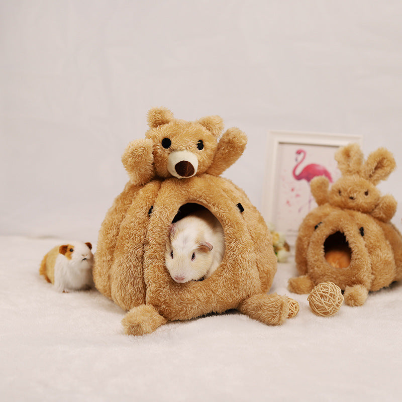 Sleeping Nest Hamster House Bed Small Animal Cozy Cage Accessories