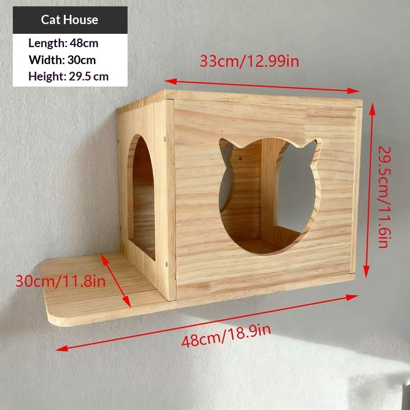 Cat Tree With Scratching Post Jumping Platform And Bed Complete Set