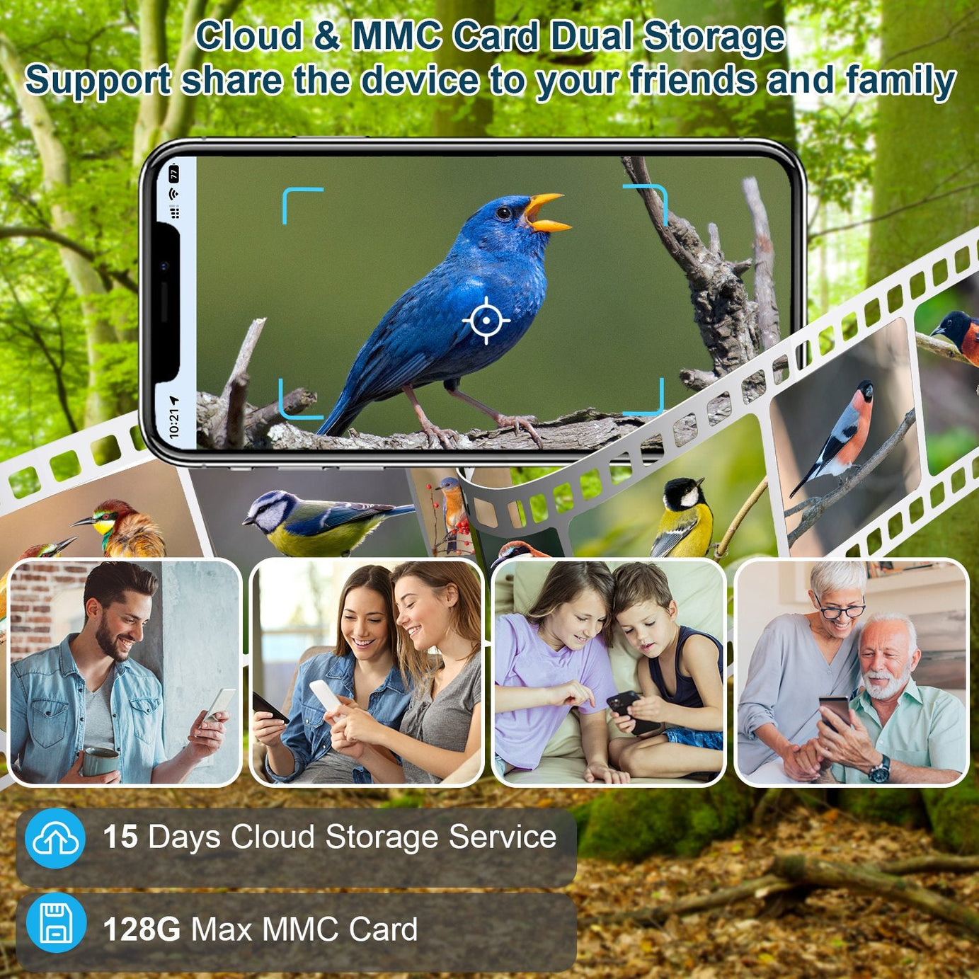 Smart Bird Feeder With Solar Powered Camera 1080p Hd Ai Identify