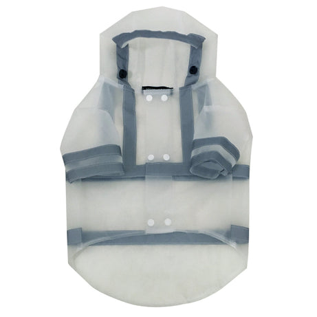 Dog Transparent Reflective Waterproof Raincoat