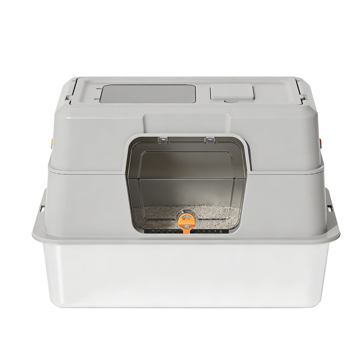 Only Self Pickup---fully Enclosed Stainless Steel Cat Litter Box