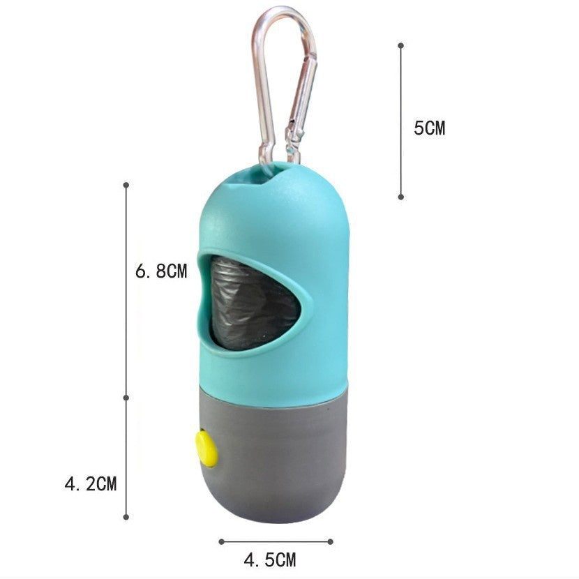 LED Light Pet Waste Bag Dispenser For Dogs Cats Dog Poop Scooper