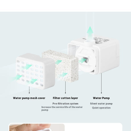 Cat Ceramic Automatic Circulating Filter Water Dispenser