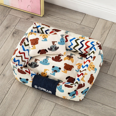 Dog Cat Bed Creativity Of Removable And Washable Large Mat Pet
