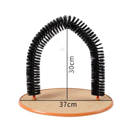 Cat Hair Rub And Anti-itch Device Plastic Arch-shaped Brush