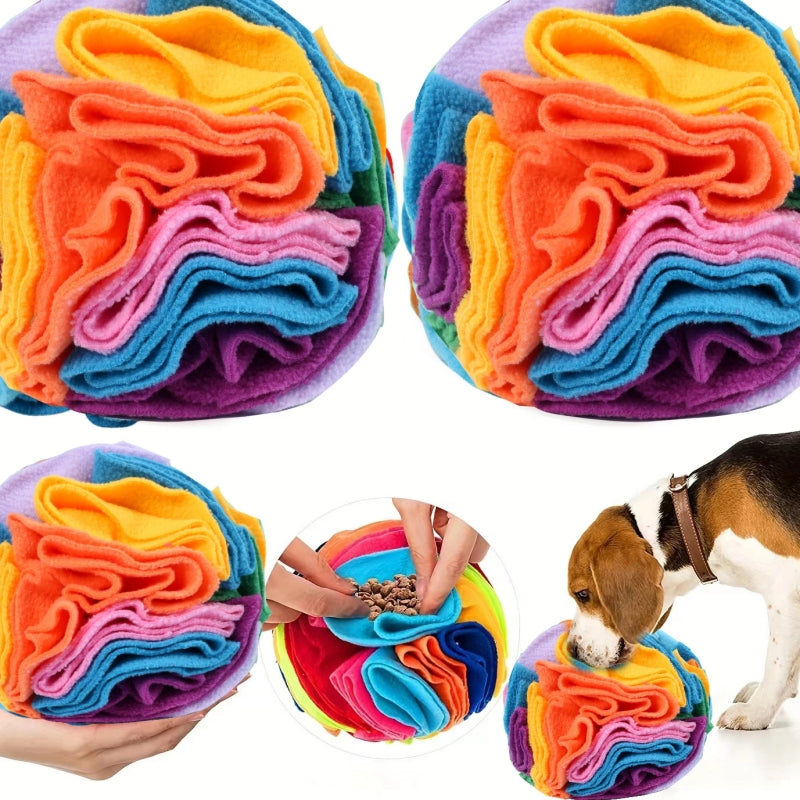 Dog Sniffing Training Blanket Snuffle Ball Mat Detachable Pads