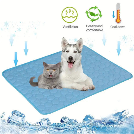 Dog Cooling Mat Summer Pets Cold Bed Extra Large For Small Big Dogs