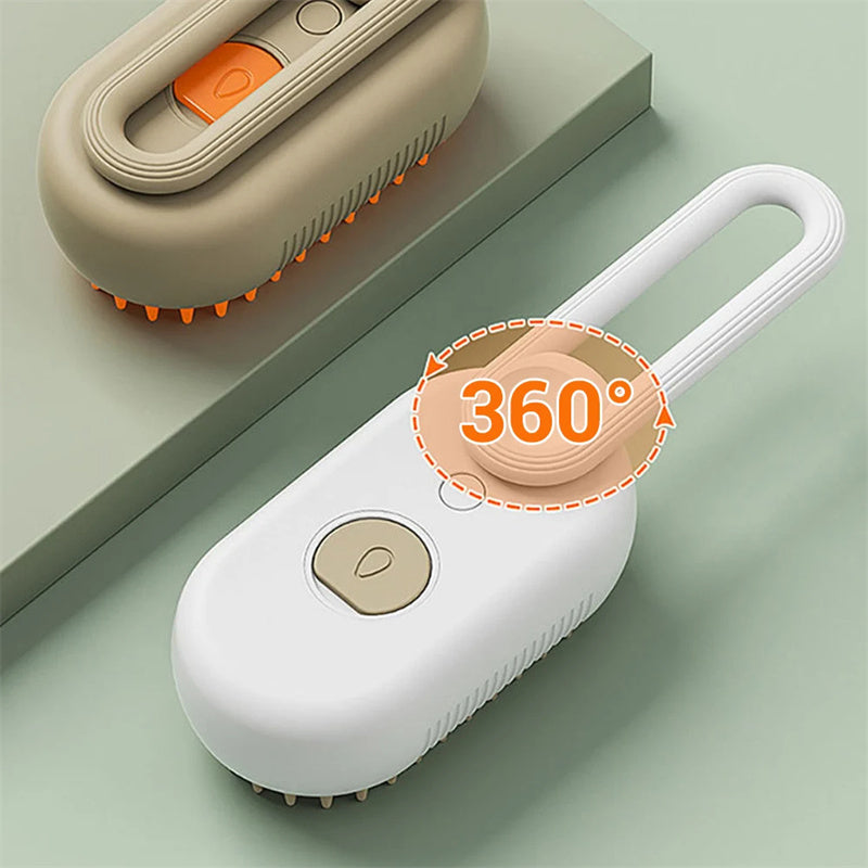 Cat Steam Brush Steamy Dog 3-in-1 Electric Spray Hair Brushes