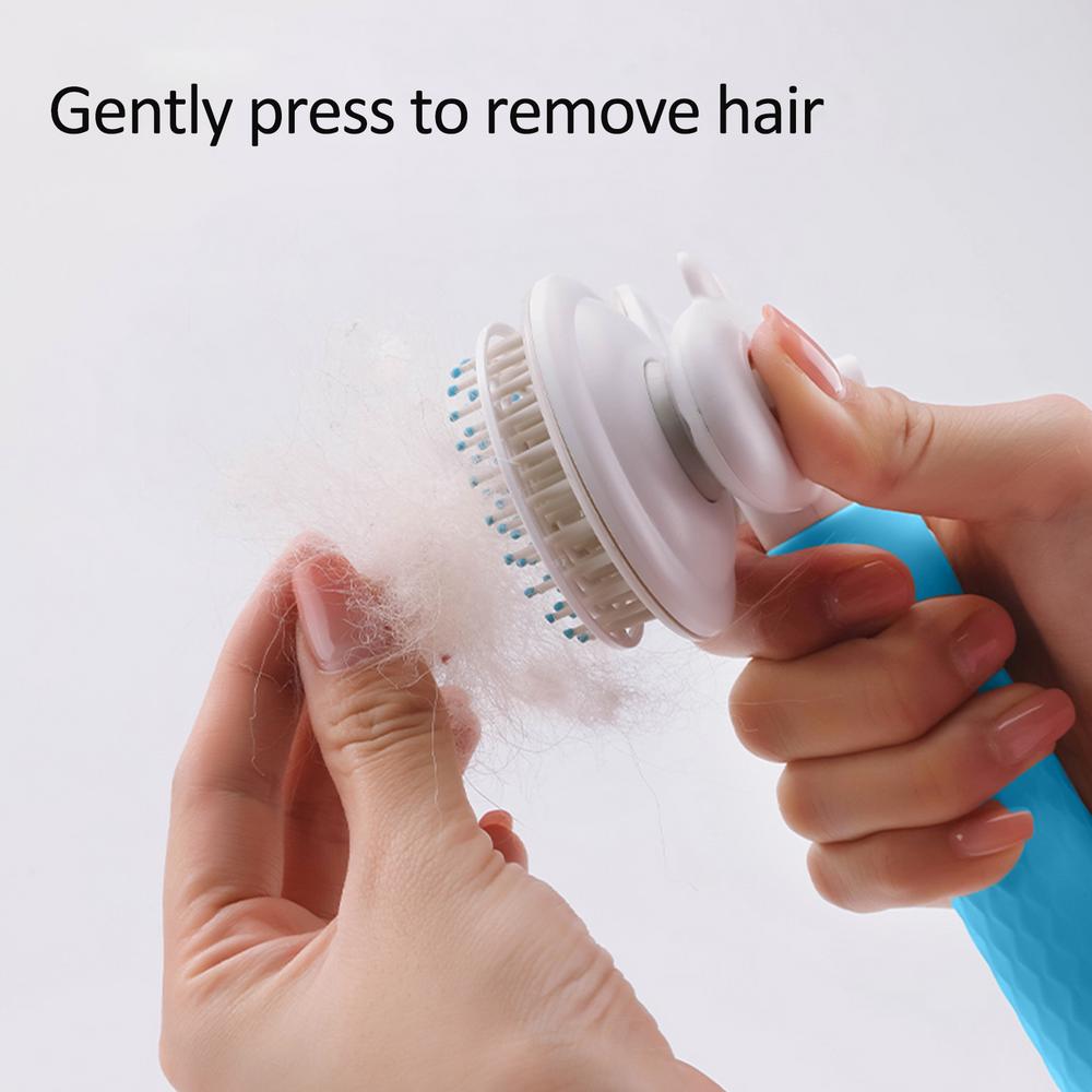 Pet Cat Brush Dog Slicker Double-headed Negative Ion One-button