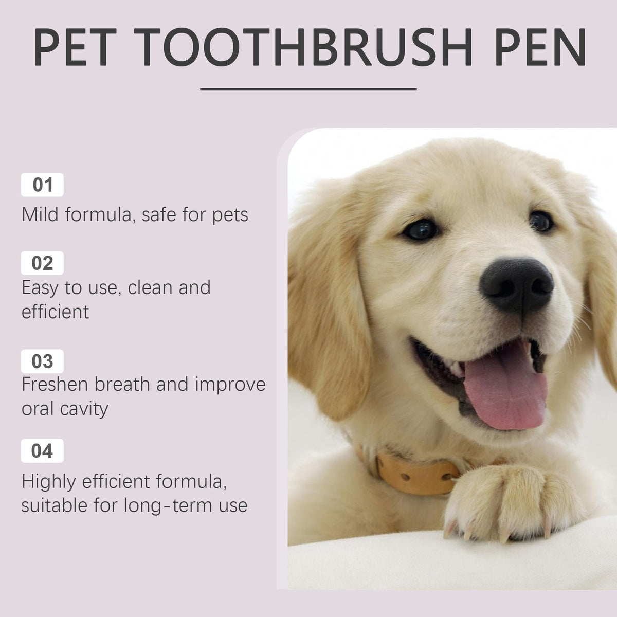Pet Dental Toothbrush Pen 2pack Dog Cat Plaque Tartar Remover