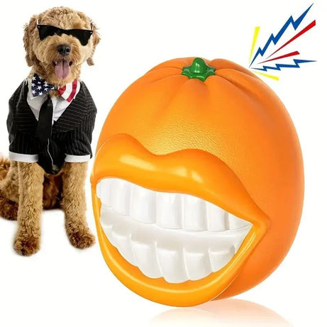 Pet Products New Sound Grinding Ball Dog Toothbrush