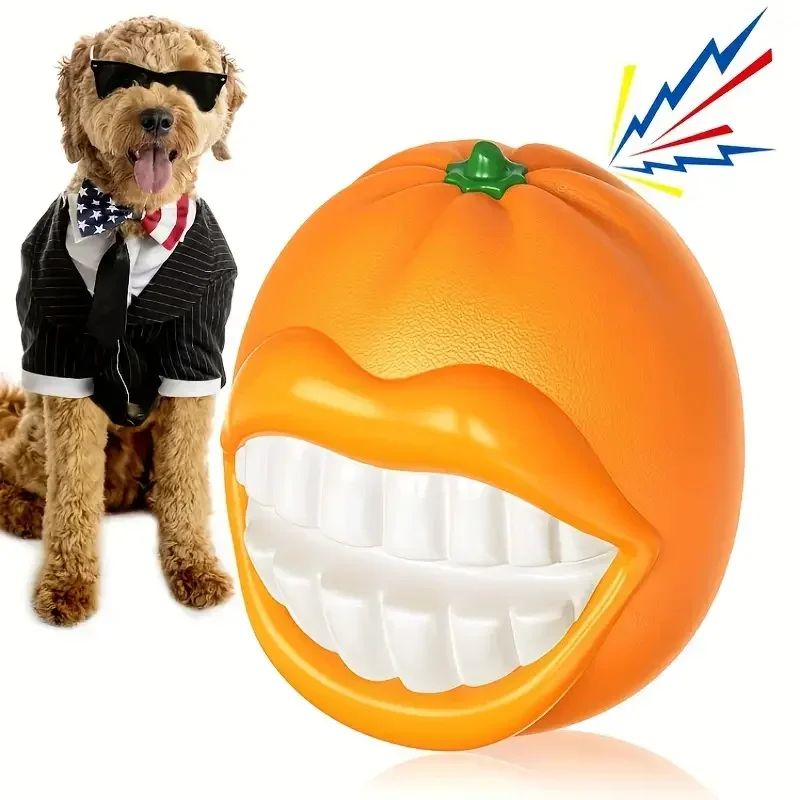 Pet Products New Sound Grinding Ball Dog Toothbrush