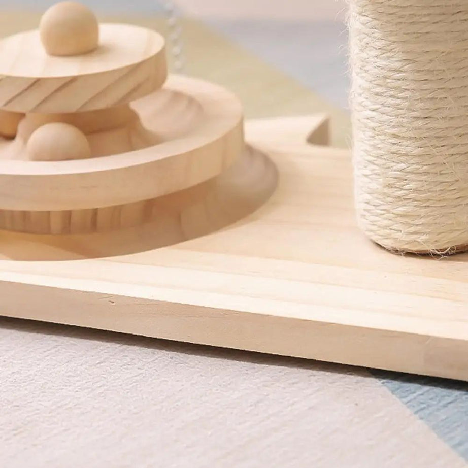 Cat Toys Scratching Post Mushroom Sisal Rope Scratcher Tree Tower