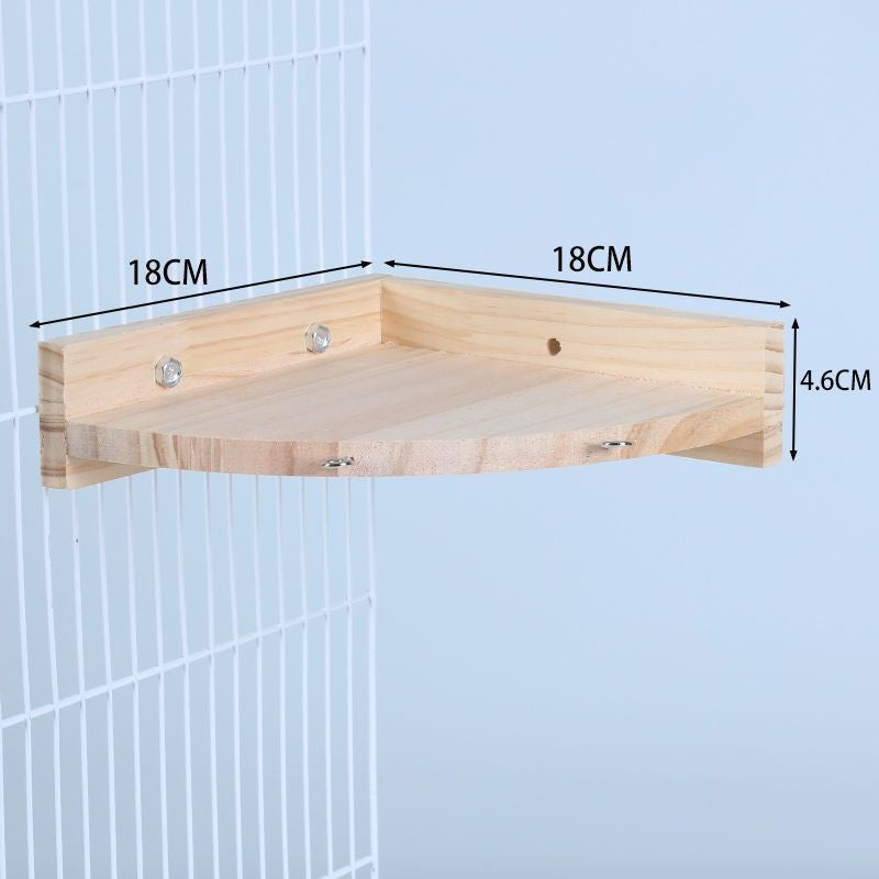 Climbing And Playing Bird Cage Accessories Toy Solid Wood Jumping