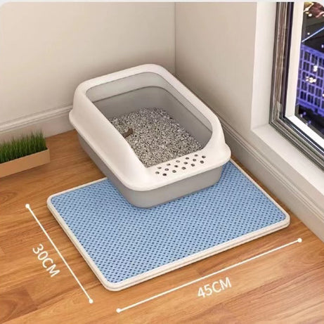 Cat Litter Mat Double Layer Filter Anti-bring Out