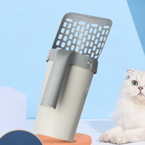 Storage Box Integrated Lazy Cat Litter Shovel Set