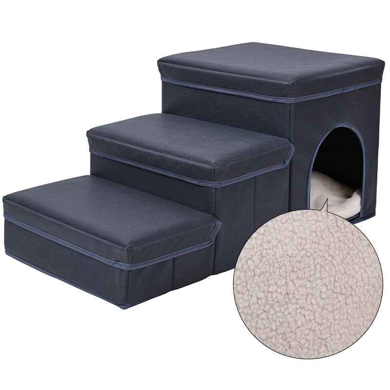 Cat Kennel Cage Multifunctional Dog Stairs Upper Bed Sofa Puppy