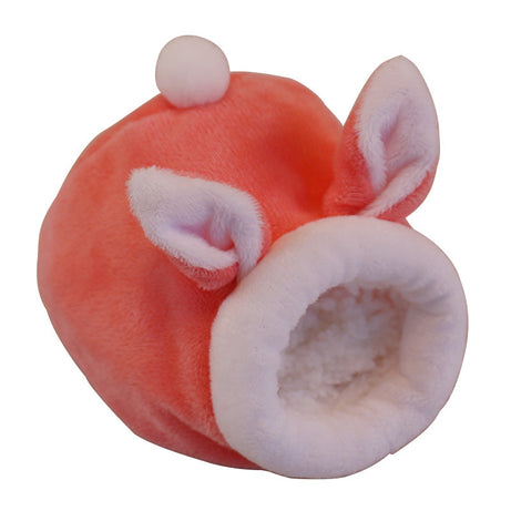 Winter Warm Pet Cartoon Cage For Hamster Accessories Guinea Pig Bed